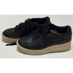 Nike‎ Air Jordan 1 Retro Low NS Black Sail Platform Sneakers AO1334-014 Womens 9